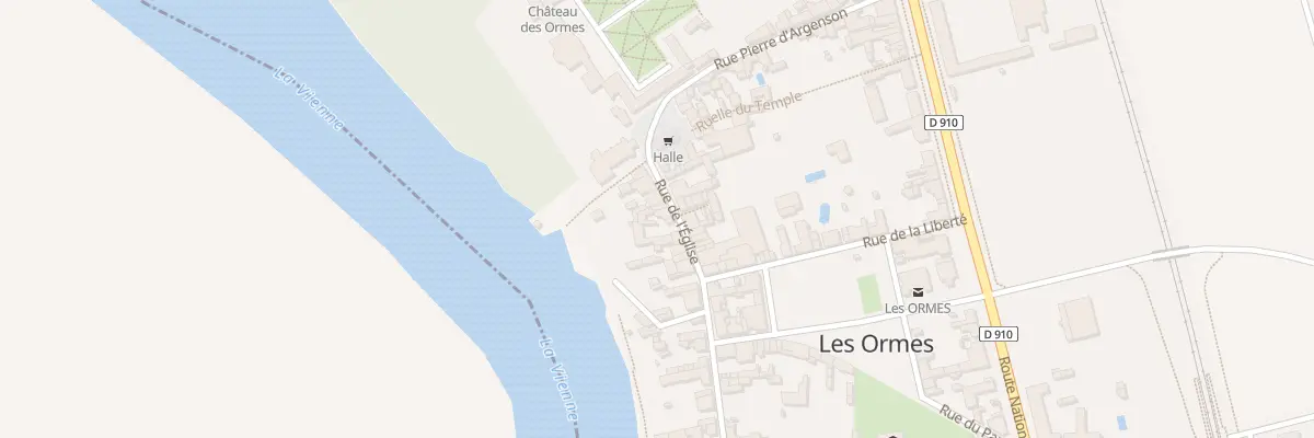 Plan du 12 Rue de l’Eglise aux Ormes