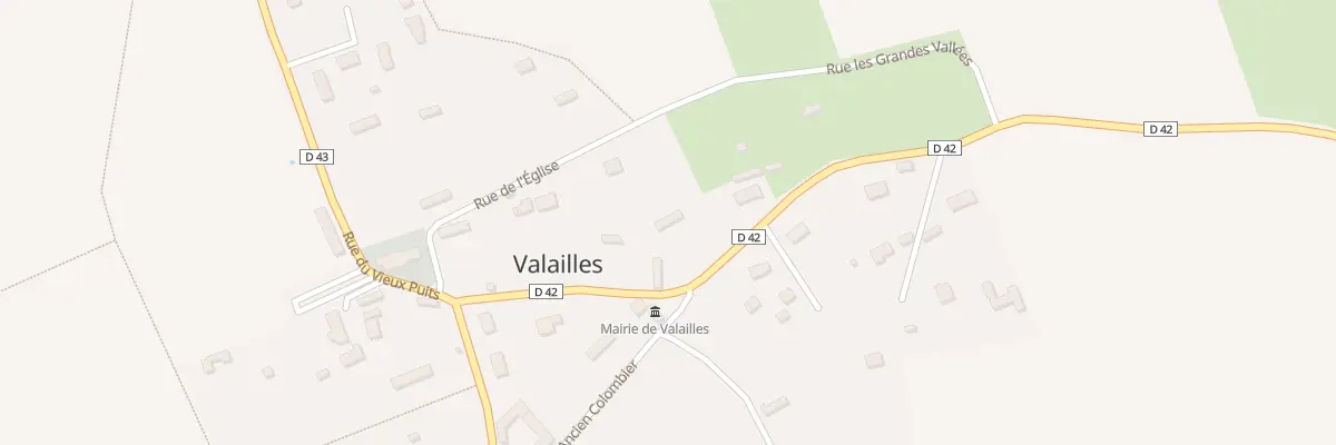 Plan du 5 Rue de la Mairie à Valailles