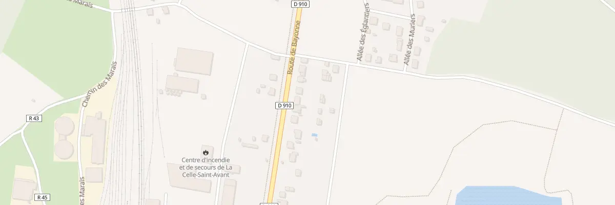 Plan du 22 Rte de Bayonne à La Celle-Saint-Avant