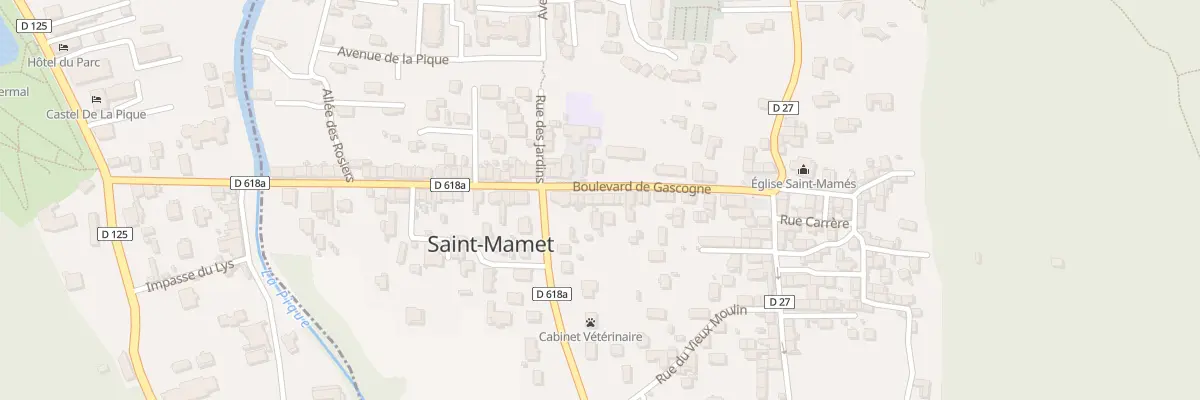 Plan du 38 Bd de Gascogne à Saint-Mamet