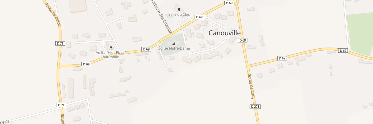 Plan du 21 Res Theatre Gallo Romain à Canouville