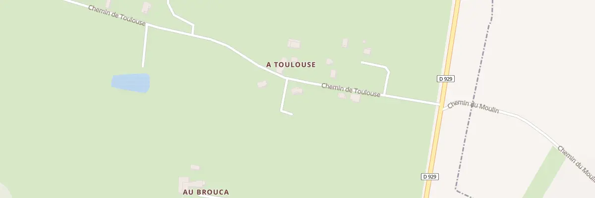 Plan du 5128 Au Brouca à Ornézan
