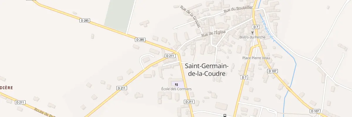 Plan du 2 Rue du Clos à Saint-Germain-de-la-Coudre
