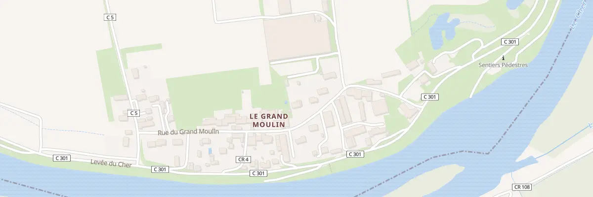 Plan du 28 Rue du Grand Moulin à Saint-Genouph