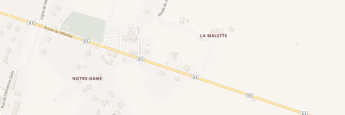 Plan du 615 Rte de Villereal à Castillonnès