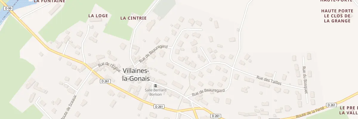 Plan du 36 Beauregard à Villaines-la-Gonais