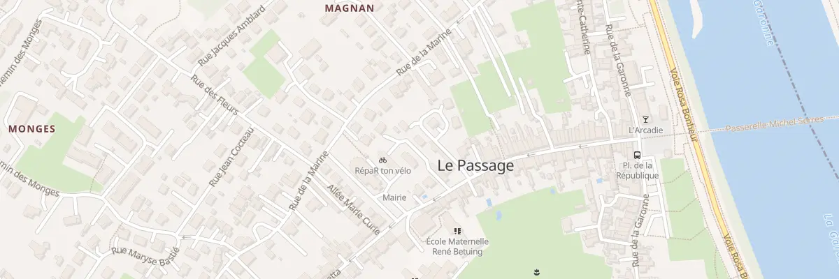 Plan du 1 Rue Paul Dangla au Passage