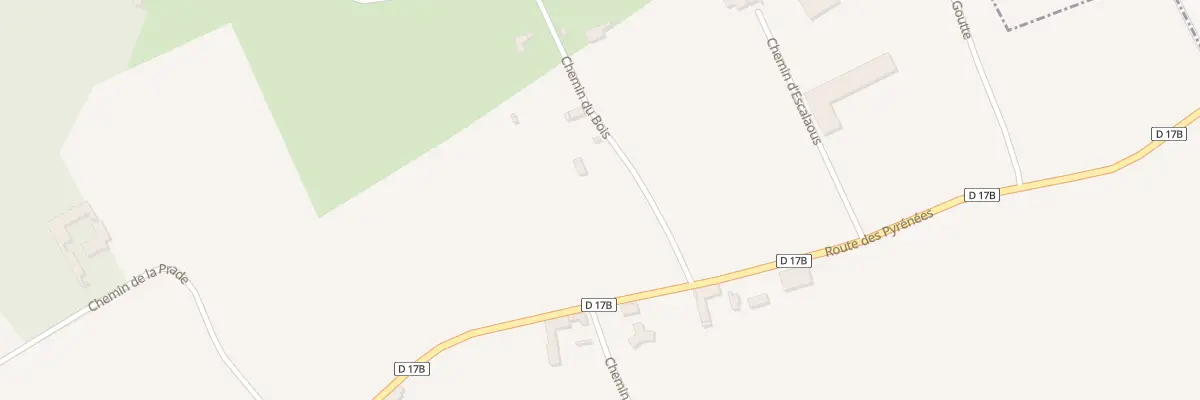 Plan du 1 Che du Bois à Sarrecave