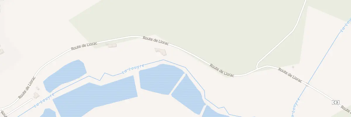 Plan du 960 Rte de Liorac à Lamonzie-Montastruc