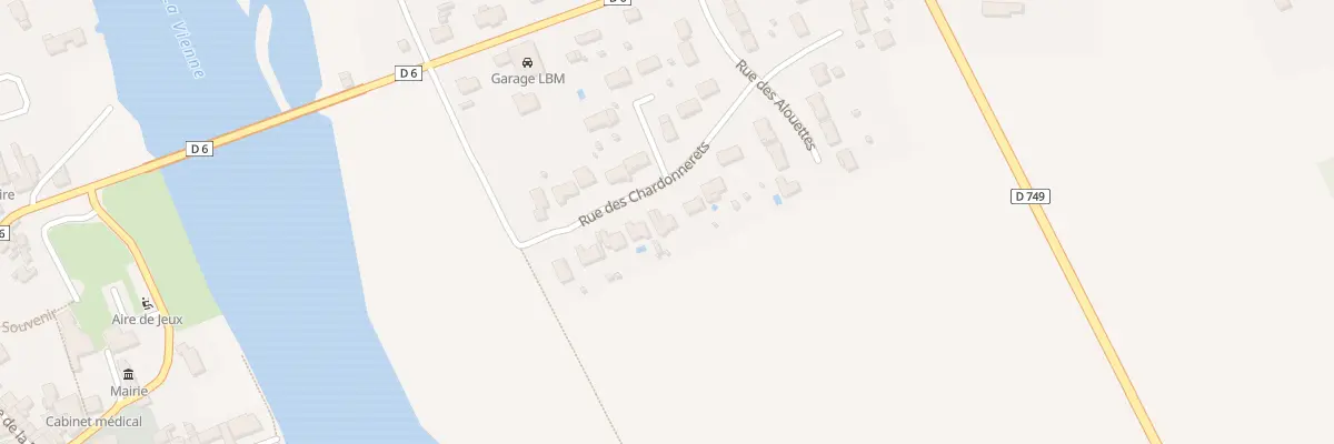 Plan du 13 Rue des Chardonnerets à Bonnes