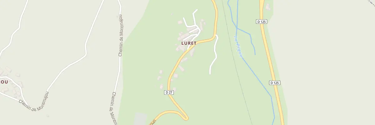 Plan du 76 Luret à Cier-de-Luchon