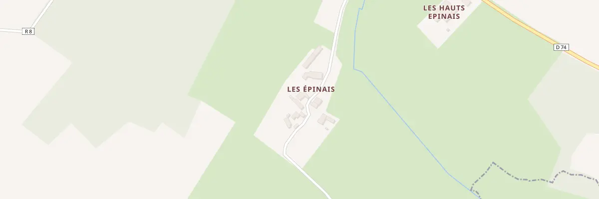 Plan du 5240 Les Epinais à Saint-Michel-de-Chavaignes