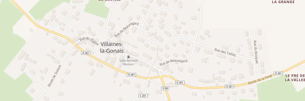 Plan du 21 Beauregard à Villaines-la-Gonais