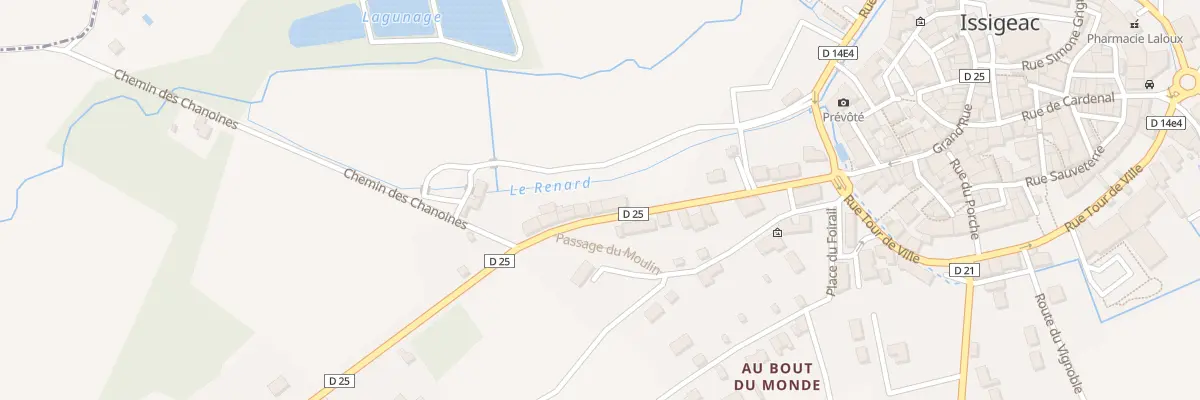 Plan du 20 Rue Edmond Lial à Issigeac