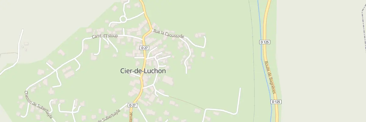Plan du 56 Le Village à Cier-de-Luchon