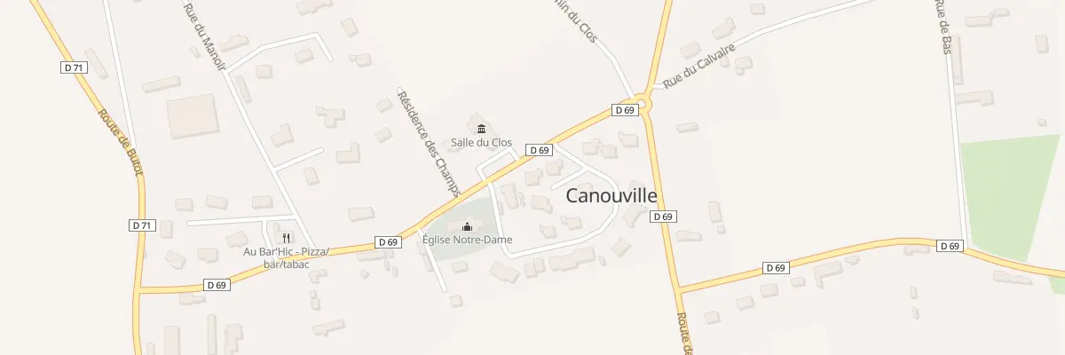 Plan du 1 Res Theatre Gallo Romain à Canouville