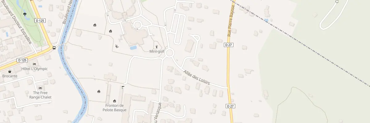 Plan du 8 All des Loisirs à Saint-Mamet
