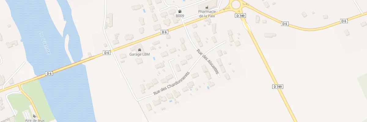 Plan du 8 Rue des Chardonnerets à Bonnes