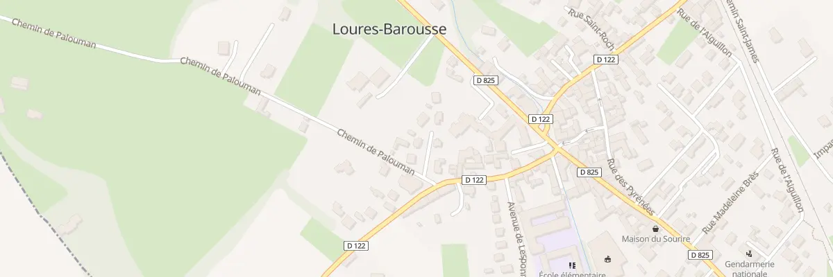 Plan du 3 Lot Camps à Loures-Barousse