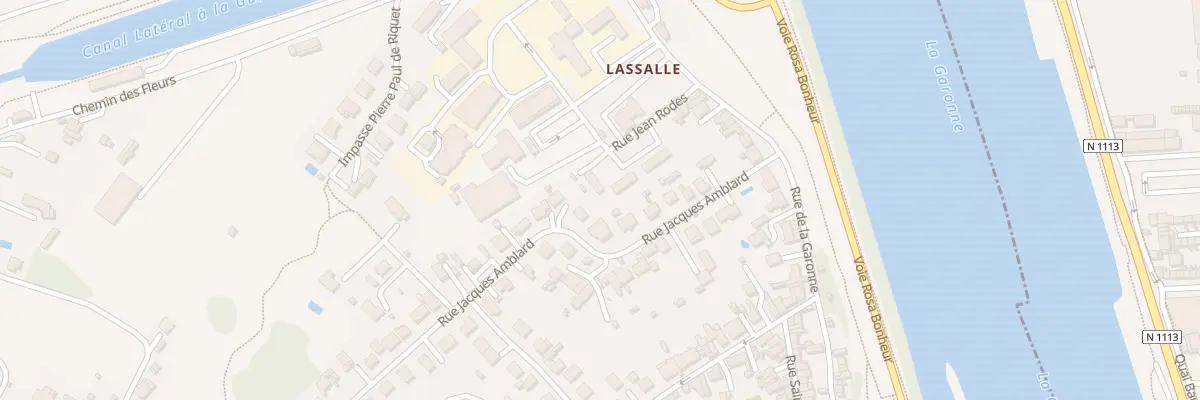 Plan du 5 Rue Jean Rodes au Passage