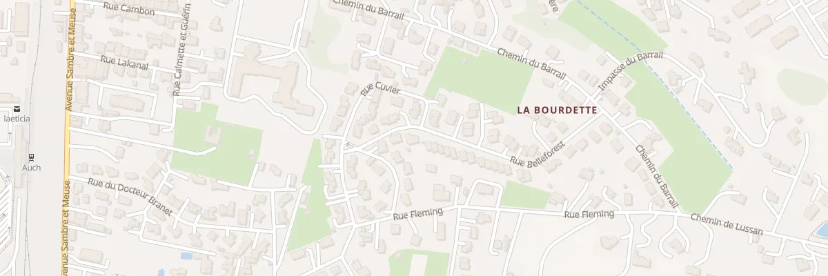 Plan du 6 Rue Belleforest à Auch