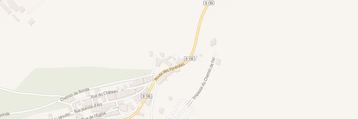 Plan du 2 Rte des Pyrénées à Saint-Pastour