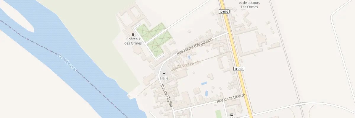 Plan du 21 Rue Pierre d’Argenson aux Ormes