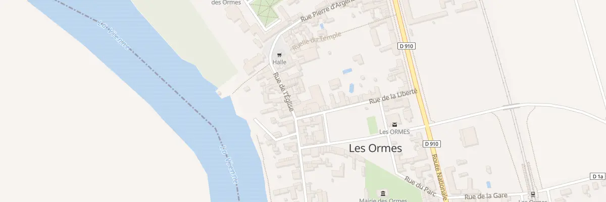 Plan du 19 Rue de l’Eglise aux Ormes