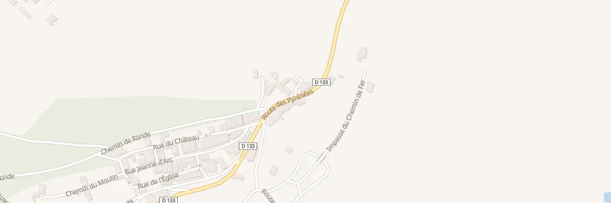 Plan du 3 Rte des Pyrénées à Saint-Pastour