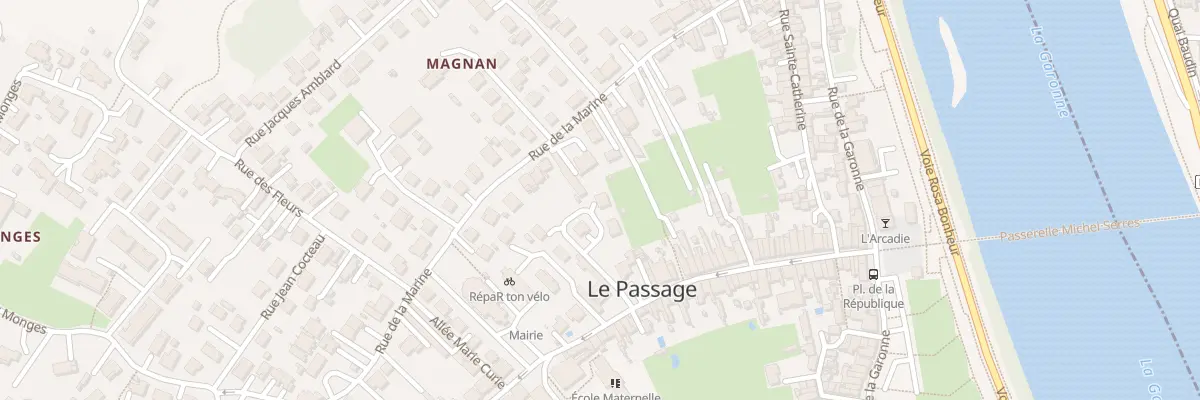 Plan du 5 Rue Paul Dangla au Passage