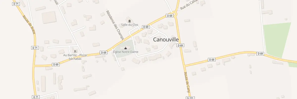 Plan du 11 Res Theatre Gallo Romain à Canouville