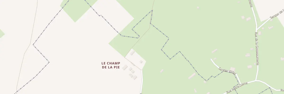 Plan du 270 Che du Champ de la Pie à Notre-Dame-d’Épine