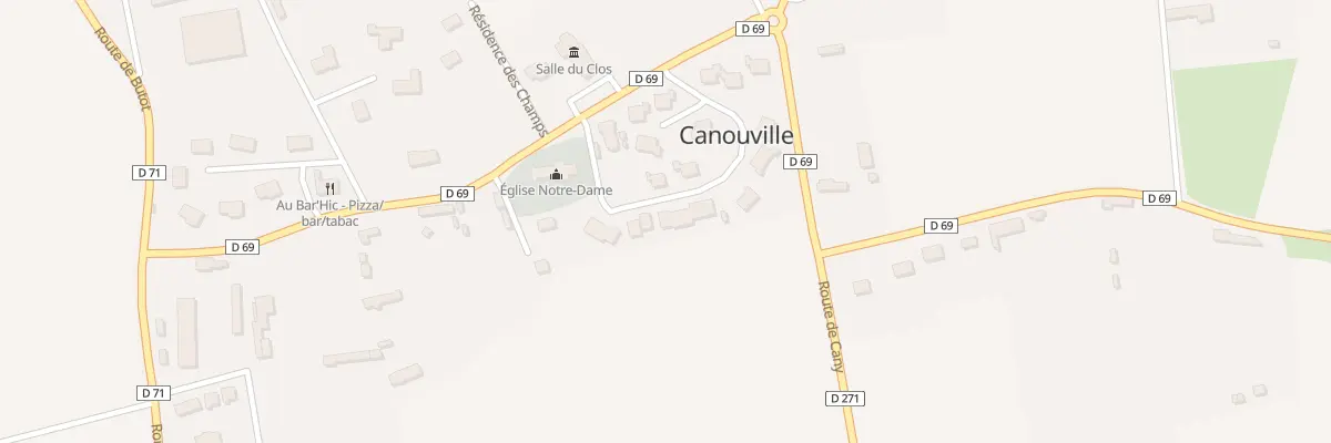 Plan du 17 Res Theatre Gallo Romain à Canouville
