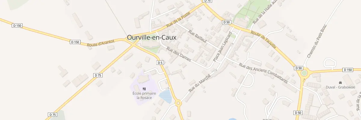 Plan du 7 Rue des Dames à Ourville-en-Caux