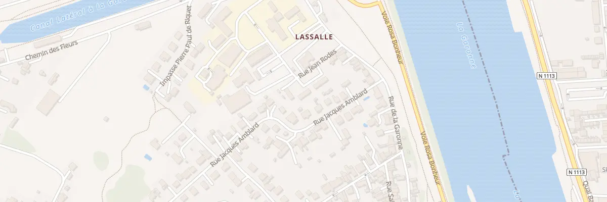 Plan du 215 Rue Jean Rodes au Passage