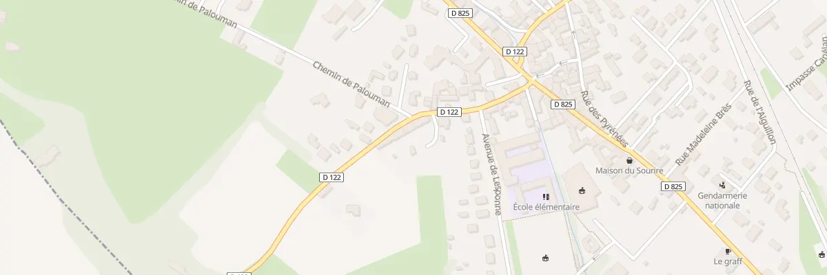 Plan du 3 Av de la Barousse à Loures-Barousse
