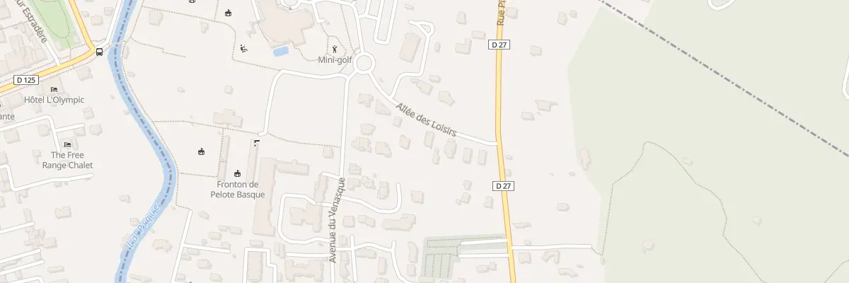 Plan du 3 All des Loisirs à Saint-Mamet