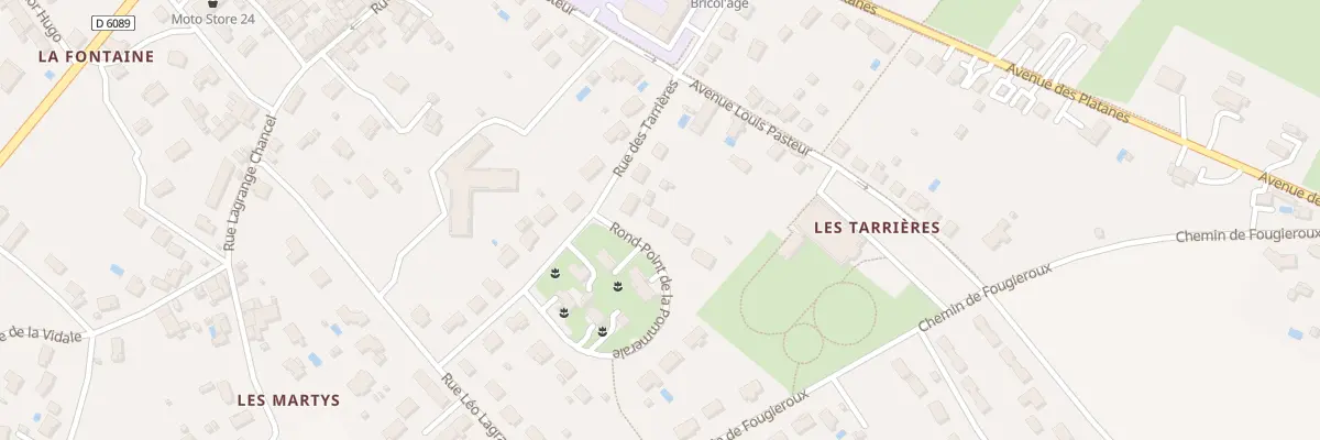 Plan du 22 Rpt de la Pommeraie à Razac-sur-l’Isle