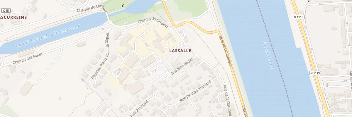 Plan du 209 Rue de la Garonne au Passage