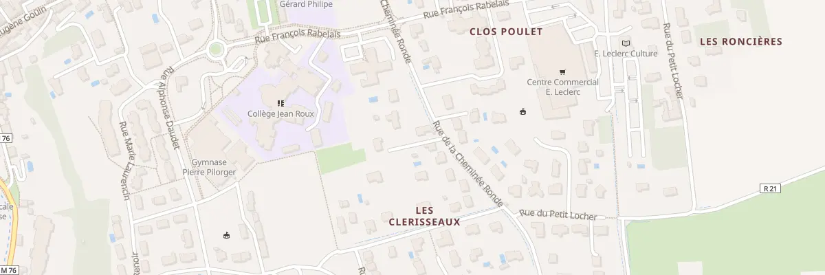 Plan du 14B Rte de la Cheminée Ronde à Fondettes