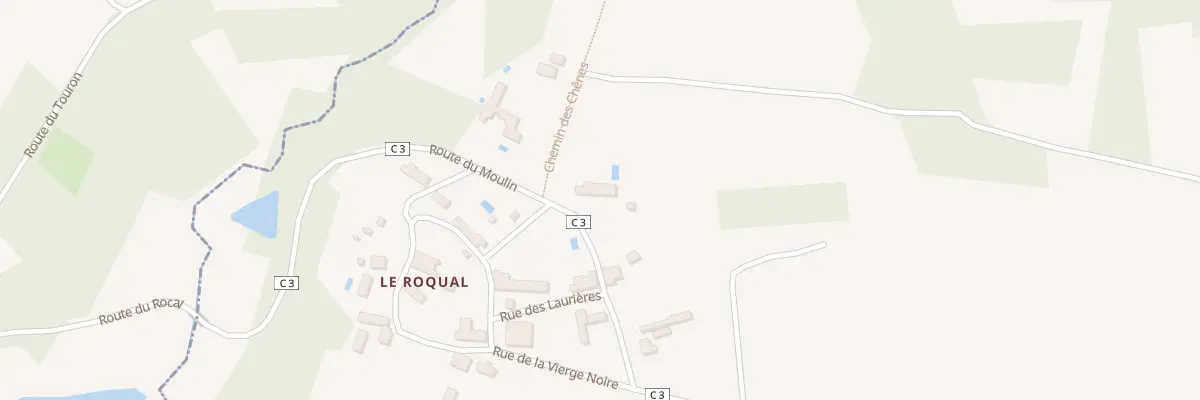 Plan du 2 Le Roqual à Monmadalès