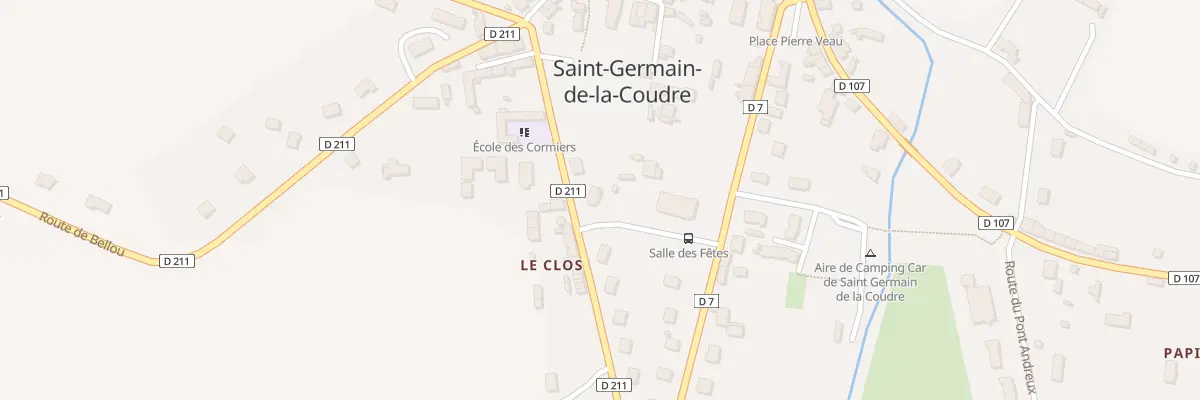 Plan du 5 Rue du Clos à Saint-Germain-de-la-Coudre