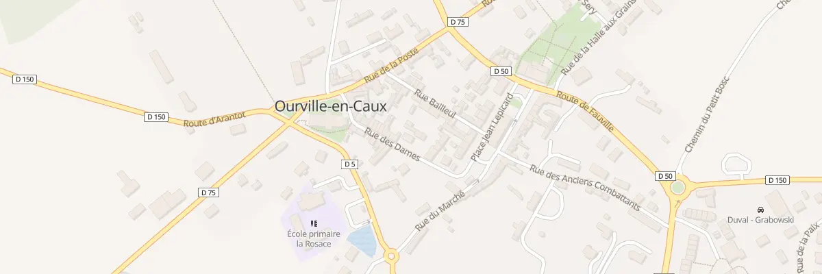 Plan du 6 Rue des Dames à Ourville-en-Caux