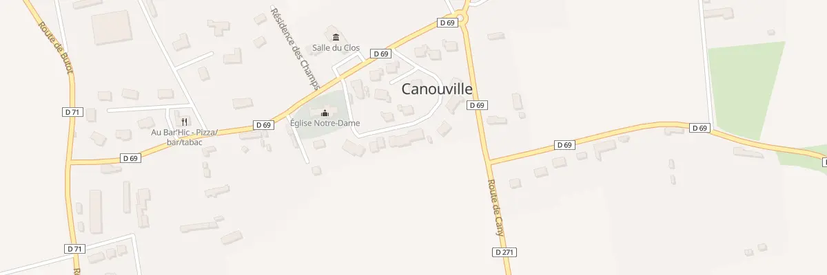 Plan du 14 Res Theatre Gallo Romain à Canouville