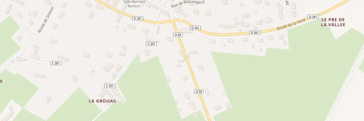 Plan du 4 Rte de Saint Maixent à Villaines-la-Gonais