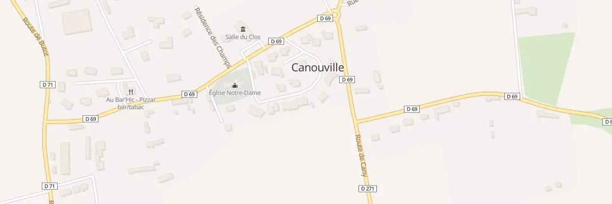 Plan du 13 Res Theatre Gallo Romain à Canouville