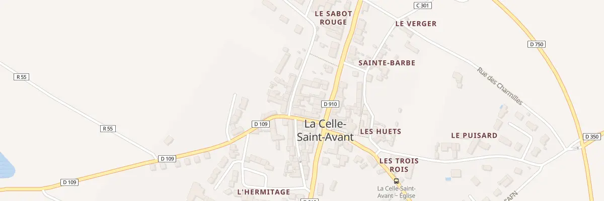 Plan du 2 Rue du Clos de l’Image à La Celle-Saint-Avant