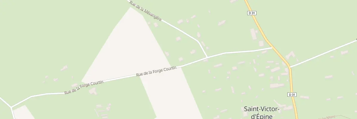 Plan du 168 La Forge Courtin à Saint-Victor-d’Épine