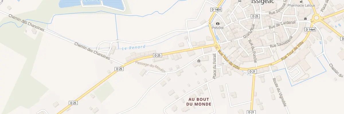 Plan du 17 Rue Edmond Lial à Issigeac