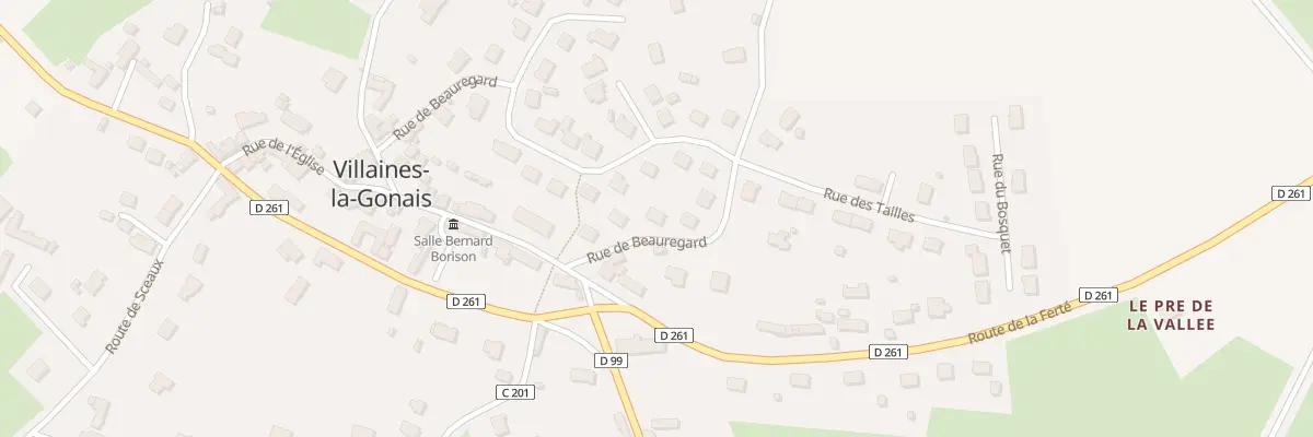 Plan du 5 Beauregard à Villaines-la-Gonais